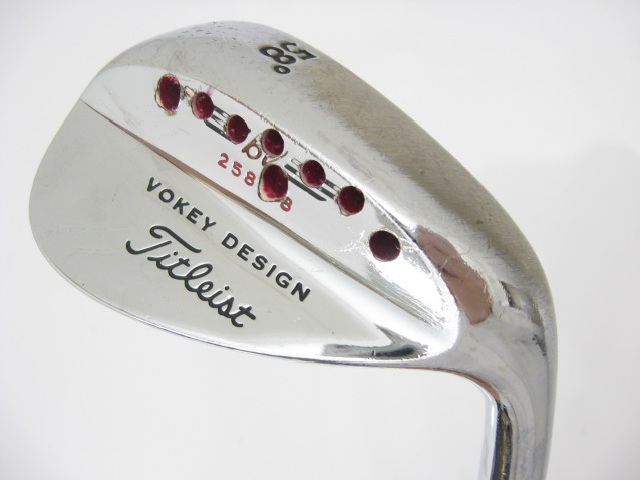 ボーケイウェッジ258.08 バックフェース穴あけ タイトリスト