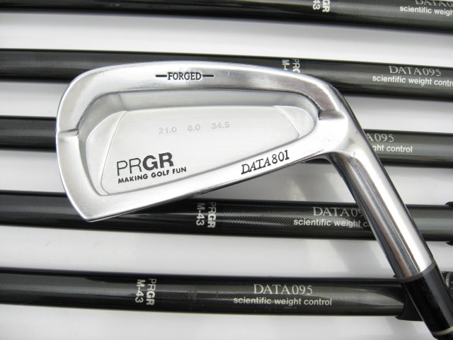 PRGR Right Handed Iron Set Data 801 FORGED 3-9,P,A,S Steel