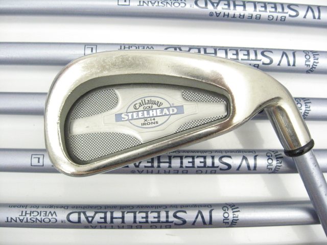 Callaway BIG BERTHA　STEELHEAD X-14アイアン9本