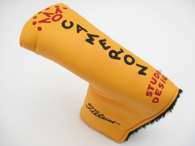 スタジオデザイン イエロー フォークなし スコッティキャメロン(SCOTTY CAMERON) パターカバー(PUTTER COVER