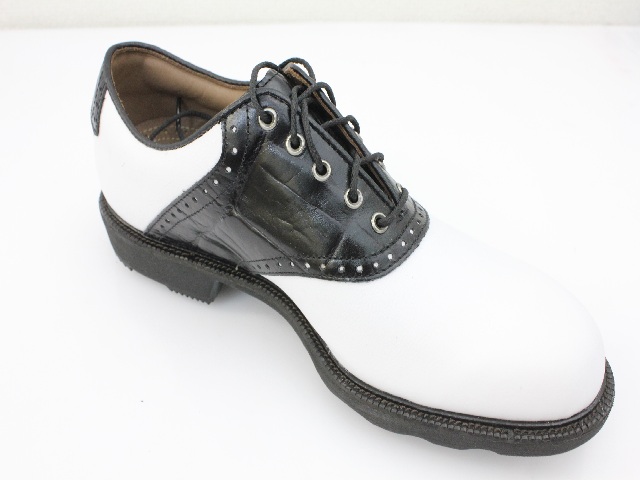 ICON 52039 WH/BK W7.0（25cm） フットジョイ(FOOT JOY) シューズ
