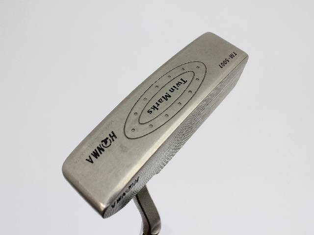 本間ゴルフ - ホンマ　ツインマークス　TM-5001　メンズゴルフパター　スチール　右利き用　PT　ピン型　34インチ　約542g　HONMA　Twin　Marks ホンマ ツインマークス TM-5001 メンズゴルフパター スチール 右
