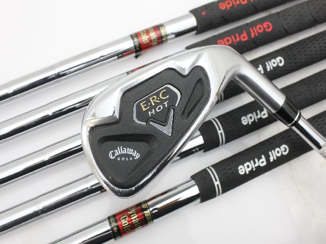 人気　キャロウェイ　E.R.C Ti　メンズゴルフアイアン8本　右　ラップテック 人気 キャロウェイ E.R.C Ti メンズゴルフアイアン8本 右 ラップテック