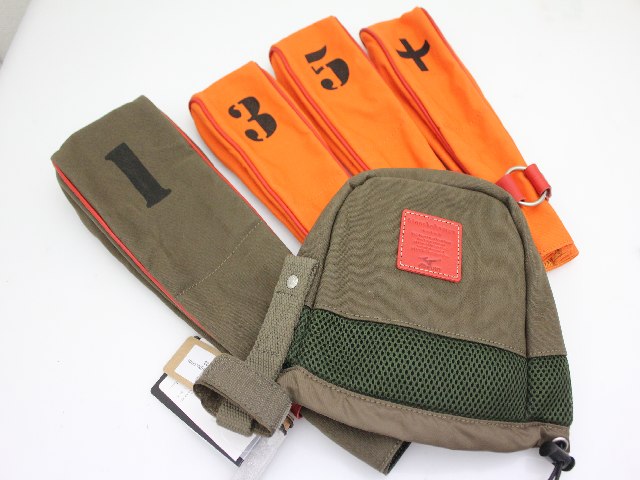 木の庄帆布ユーティリティヘッドカバー4色セット 仰ぐ