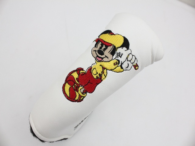 ミッキーマウス　Scotty Cameron パター用ヘッドカバー スコッティキャメロン ミッキーマウス ホワイト スコッティキャメロン