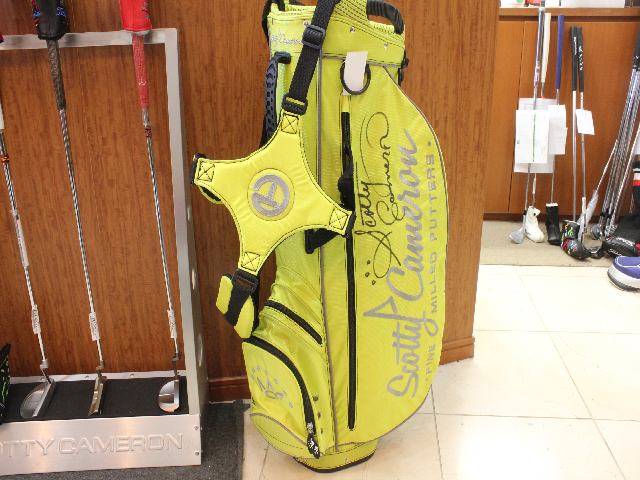 スコッティキャメロン Stand Bag Lime Green サイン入り
