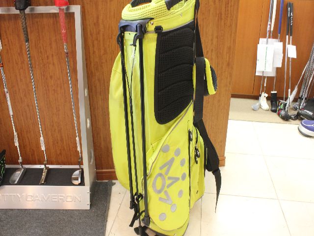 スコッティキャメロン　スタンド式キャディバッグ 鮮やかなライムグリーン スコッティキャメロン Stand Bag Lime Green サイン入り