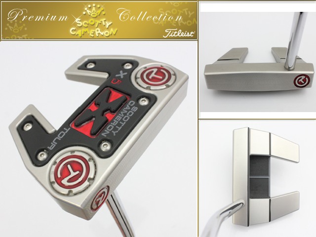 スコッティキャメロン SCOTTYCAMERON FUTURA X5 TOUR Scotty Cameron Tour Only Black SSS Futura X5 Circle T 360G