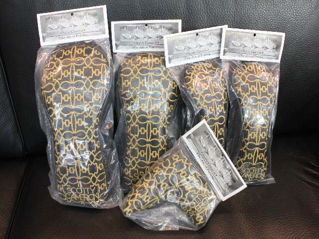 Staff Bag Scotty Dog Pattern Gold スコッティキャメロン(SCOTTY 