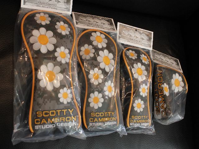 2015 CAMO FLOWER STAND BAG Matching Headcover Set スコッティ
