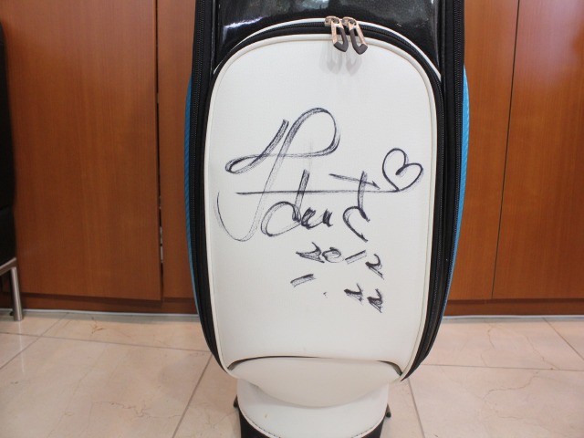 キャディバッグ 藤田幸希プロ 実使用 中古 ホンマ(HONMA キャディバッグ 藤田幸希プロ 実使用 中古 ホンマ(HONMA