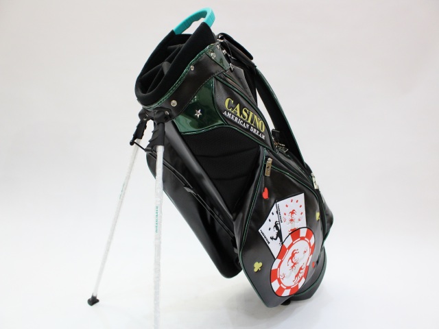 CASINOシリーズ　SCA-005　スタンドキャディバッグ SHERIFF SCA-005 カジノシリーズ スタンド CB BK/GN その他