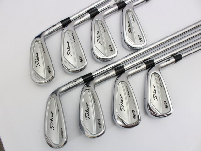 貴重なレフティ ハードヒッター向け タイトリスト CB716 アイアン X タイトリスト CB716アイアンセット 貴重なレフティ ハードヒッター向け