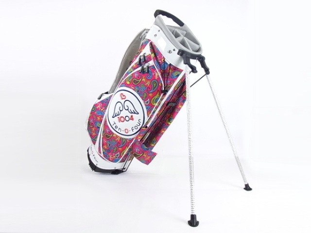 キャディバッグ Ten-O-Four 1004 ペイズリー柄 ゴルフバッグ キャディ