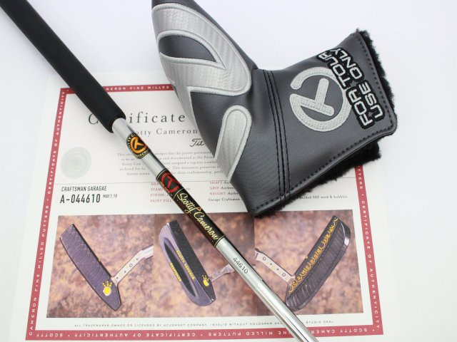 CRAFTSMAN GARAGE スコッティキャメロン(SCOTTY CAMERON) パター CRAFTSMAN GARAGE スコッティキャメロン(SCOTTY CAMERON) パター