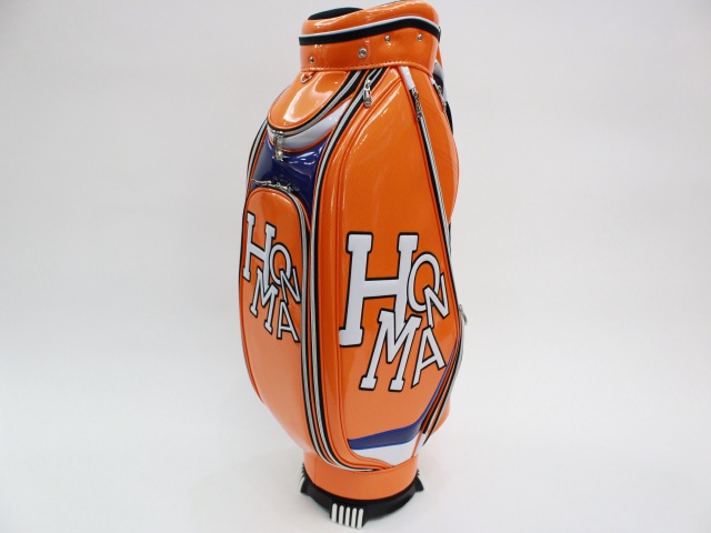 CB1908 オレンジ 未使用品 ホンマ(HONMA) キャディバッグ(CADDY BAG 