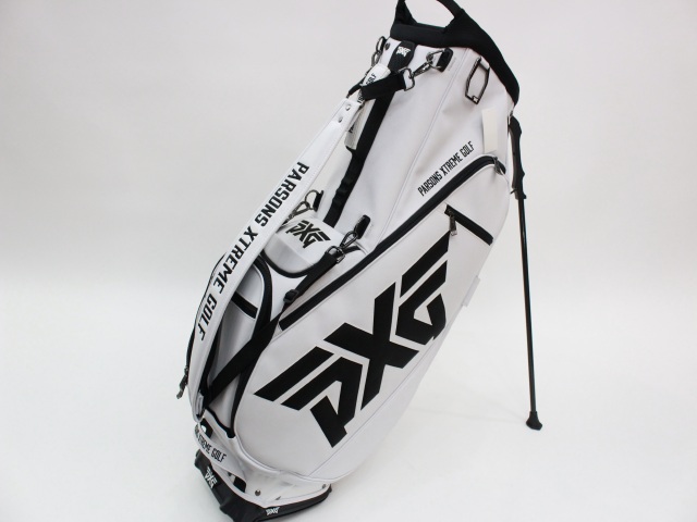 ハイブリッド スタンドバッグ 白 【中古】 PXG キャディバッグ(CADDY