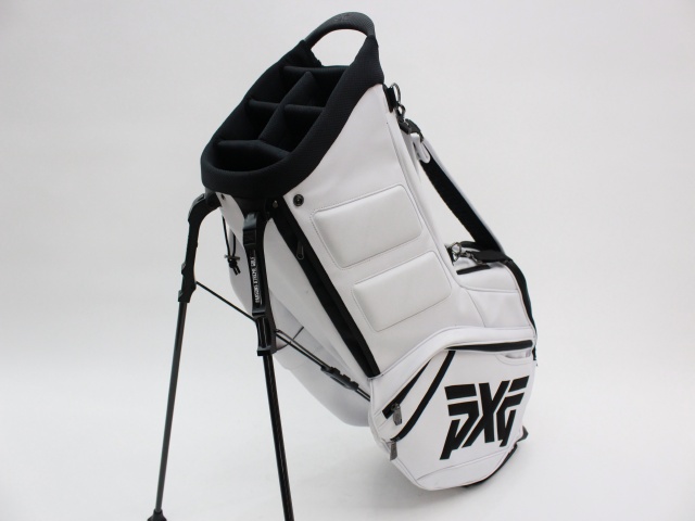 ハイブリッド スタンドバッグ 白 【中古】 PXG キャディバッグ(CADDY