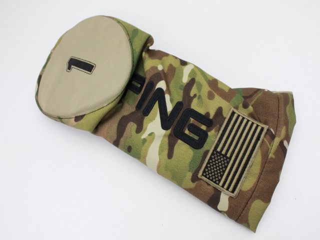 ドライバー用ヘッドカバー 迷彩 V字ロゴ カモフラ ドライバー用ヘッドカバー 迷彩 V字ロゴ カモフラ