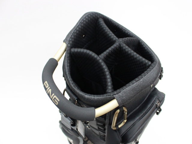 CB-U201 ブラック ピン(PING) キャディバッグ(CADDY BAG 