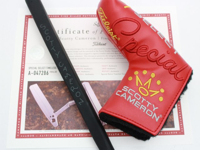 SPECIAL SELECT TIMELESS TOURTYPE SSS スコッティキャメロン(SCOTTY