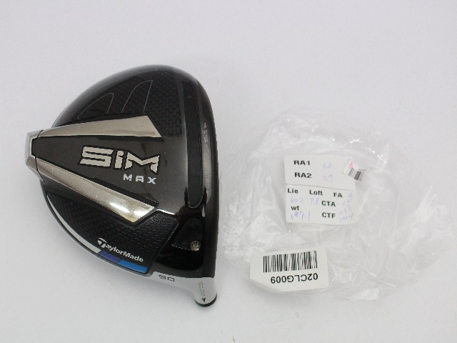 ツアー支給品】SIM MAX ヘッド テーラーメイド(TaylorMade