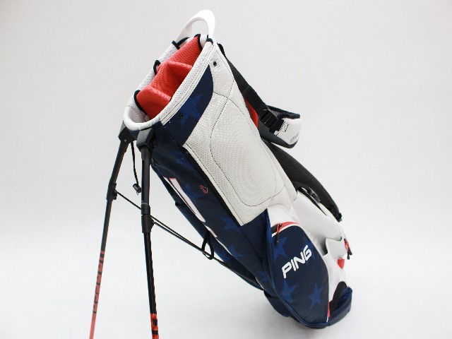 Hoofer Carry Bag 2021 Navy/White/Red ピン(PING) キャディバッグ 