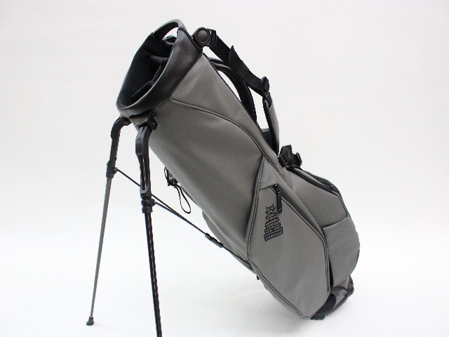 マイノリティ スタンドキャディバック ブラック×グレー（ライトグレー