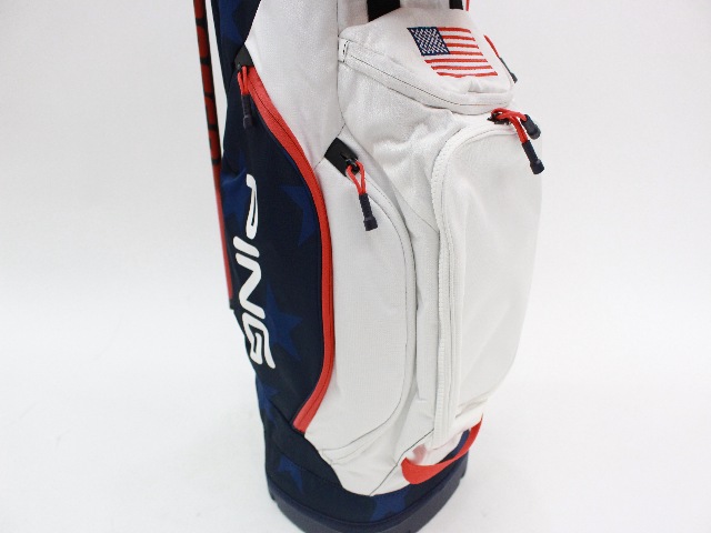 Hoofer Lite 2022 Navy/White/Red ピン(PING) キャディバッグ