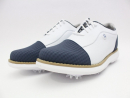 ̯ļޮ(FOOT JOY) Women's Traditions Cap Toe 97911 WH/NV 5.5M(22.5cm