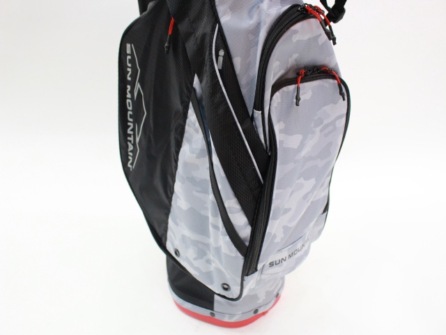 4.5LS 14-Way スタンドバッグ 2022 Black/Grey Camo/Red サン