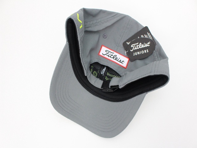 clubhaus Titleist Grumpy GOLF キャップ ジュニア Tour Performance Cap Charcoal/Citrus タイトリスト