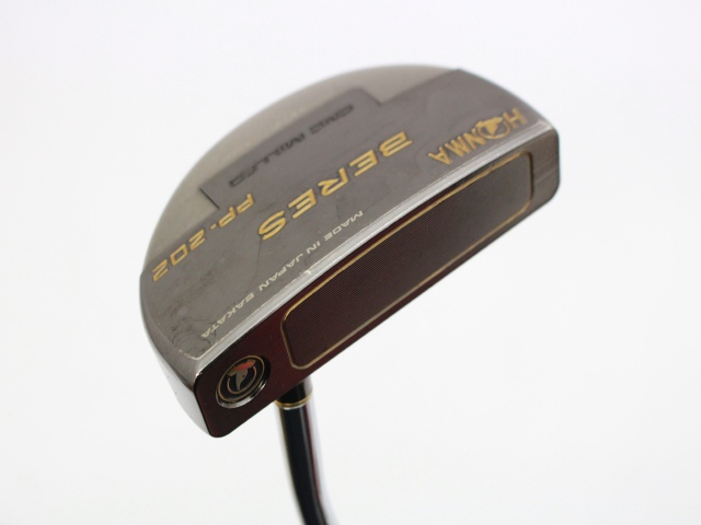 本間ゴルフ - ホンマ　ベレス　PP-202　メンズゴルフパター　スチール　右利き用　PT　マレット型　34インチ　ヘッドカバー　HONMA　BERES 本間ゴルフ - ホンマ ベレス PP-202 メンズゴルフパター