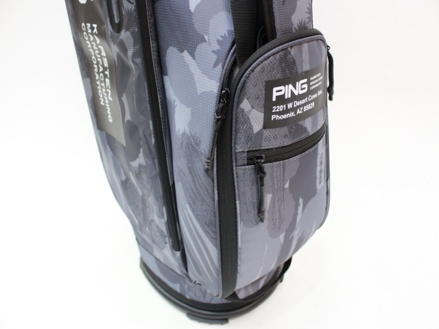 CB-F2406 CACTUS CAMO ブラック ピン(PING) キャディバッグ(CADDY BAG