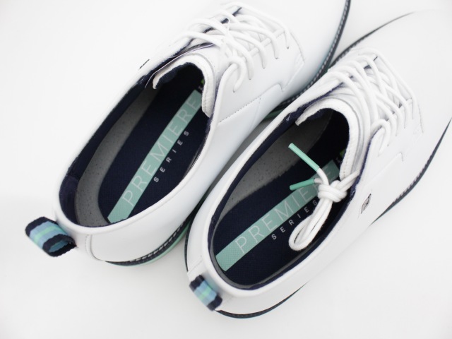 フットジョイ(FOOT JOY) プレミアシリーズ Field 54557 WH/Aqua Marine 7.0M(25cm)