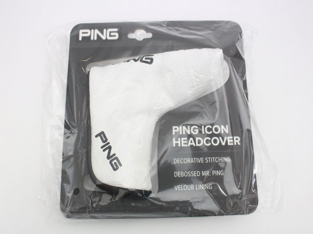 ピン(PING) ICON パターカバー ホワイト ブレード用